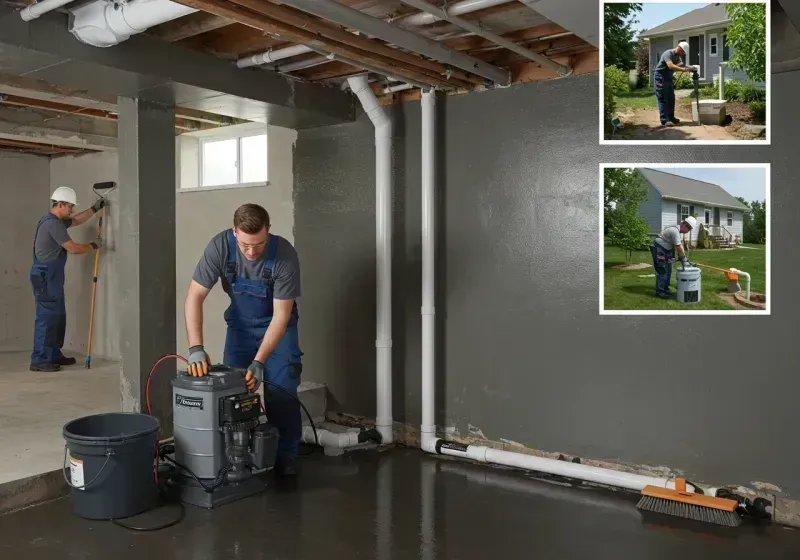 Basement Waterproofing and Flood Prevention process in Burleson County, TX